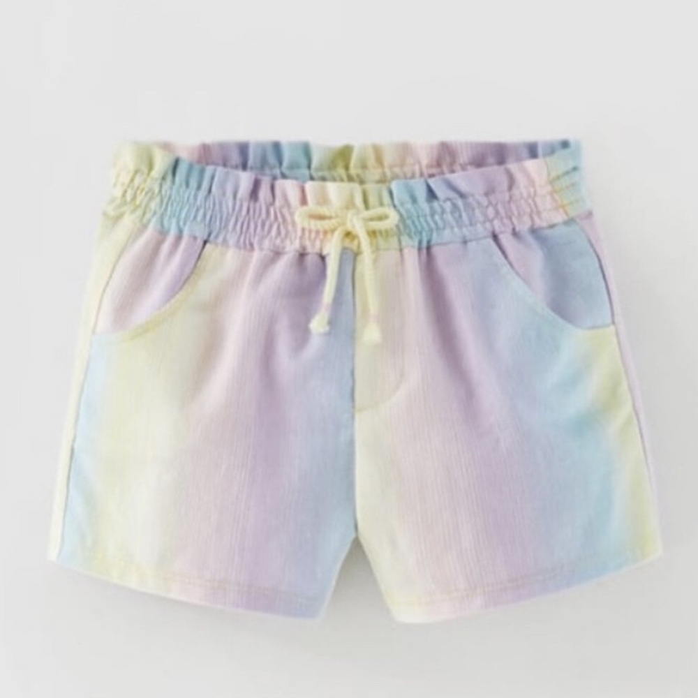 ZARA | 🌈 Rainbow Stripe Shorts | 18-24M
